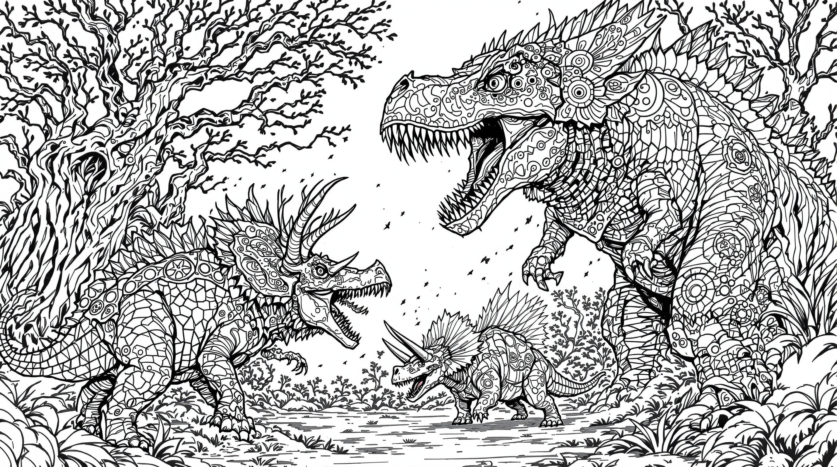 Dinosaurer Tegninger Til Fargelegging T Rex Tegneark. Disney Figurer.