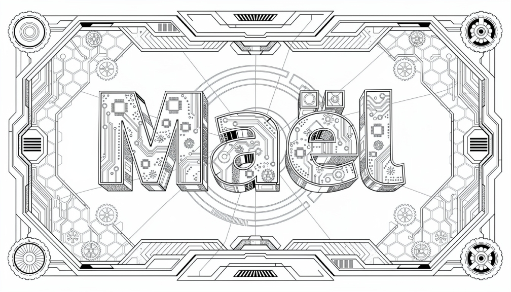 Maël Coloring Page - Free Printable Name Template