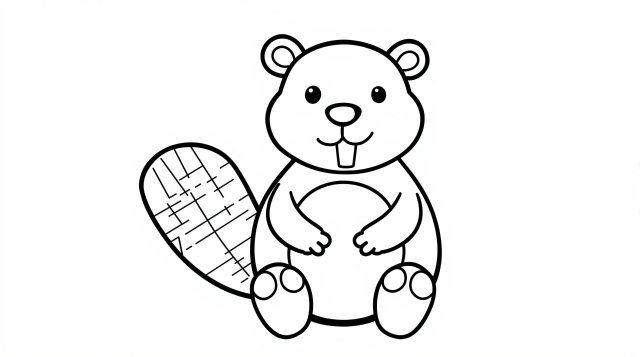 牧場の動物のぬりえ