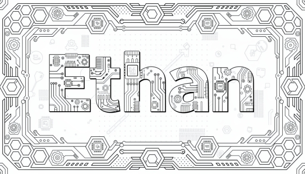 Ethan Coloring Page - Free Printable Name Template