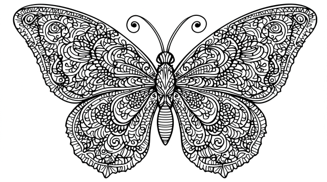 ゼンタングルアートのぬりえ