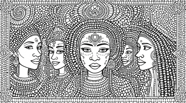 Kulturel Diversitet Malebilleder