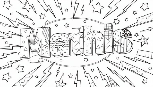 Mathis Coloring Page - Free Printable Name Template