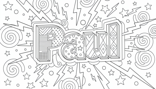 Paul Coloring Page - Free Printable Name Template