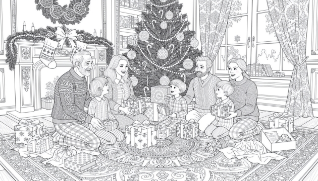 Noel Büyüsü Boyama Sayfaları