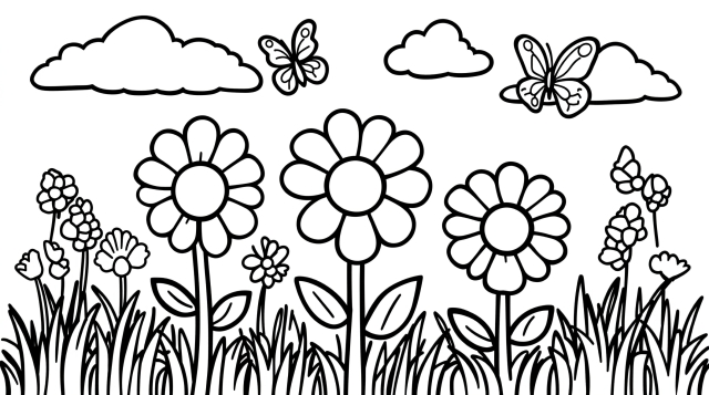 Ett enkelt geometriskt mönster att färglägga - perfekt för nybörjare