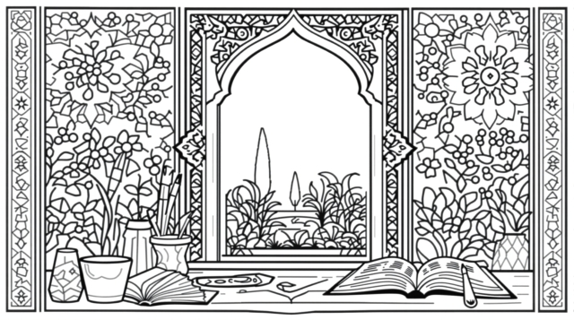 Art Nouveau Målarbilder