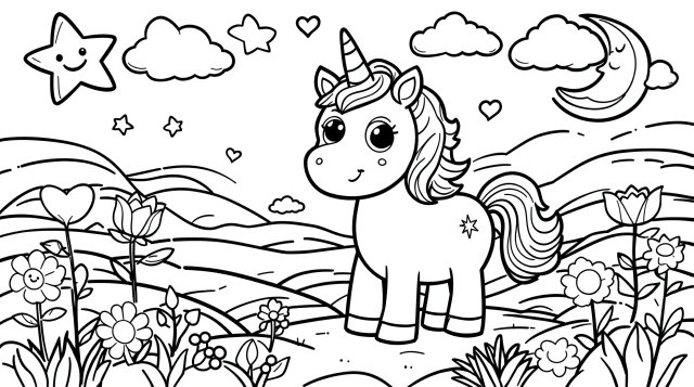 Magical Creatures Coloring Pages