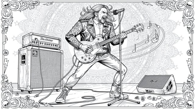 Art & Culture Coloring Pages
