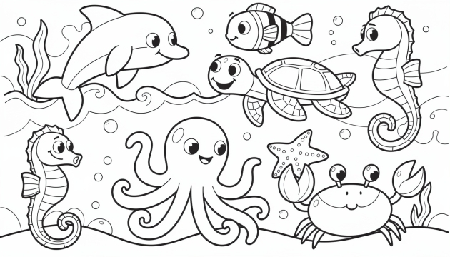 Hayvanlar ve Vahşi Yaşam Boyama Sayfaları