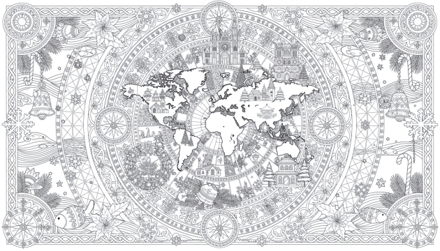 Julens Magi Målarbilder