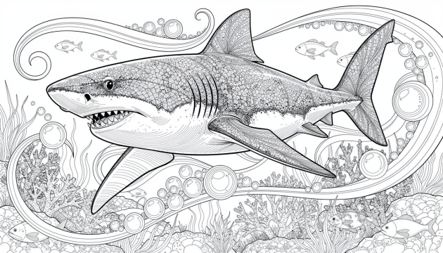 Ausmalbilder Meeresleben