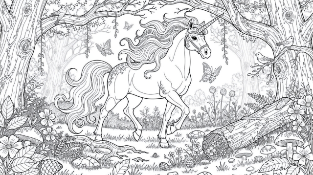 Fantasy & Imagination Coloring Pages