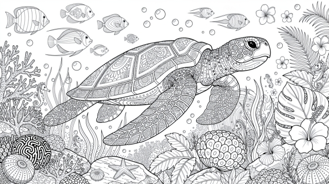 Nature & Animals Coloring Pages